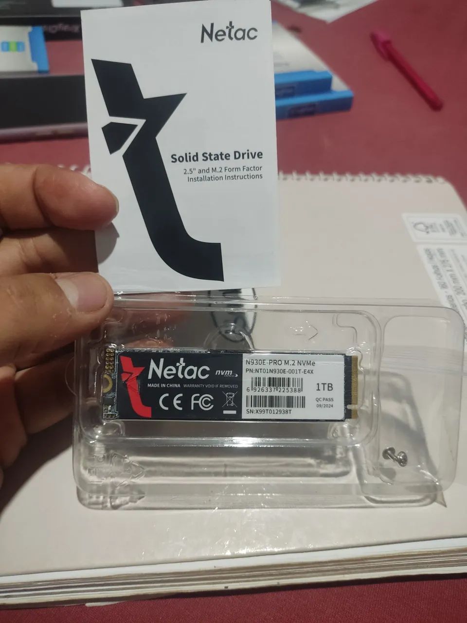 SSD NVMe M.2 Netac 1TB PCIe Gen3x4 Novo  - Foto 3