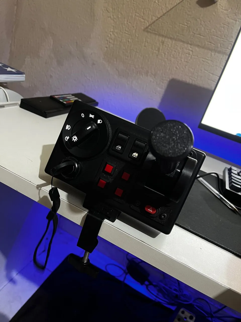 Button box para simulador eurotruck