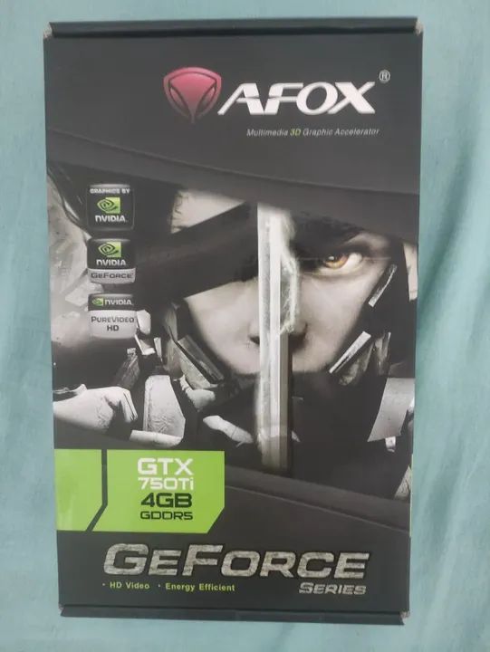Placa de Video AFOX GeForce GTX 750 ti, 4GB, GDDR5, 128Bit (seminova) - Foto 3