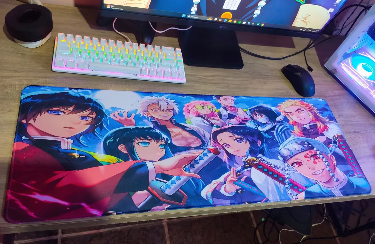 Mousepad gamer extra grande 80x30cm
