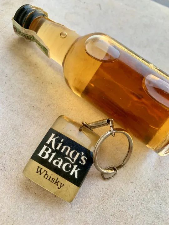 Chaveiro Antigo King's Black - Anos 80