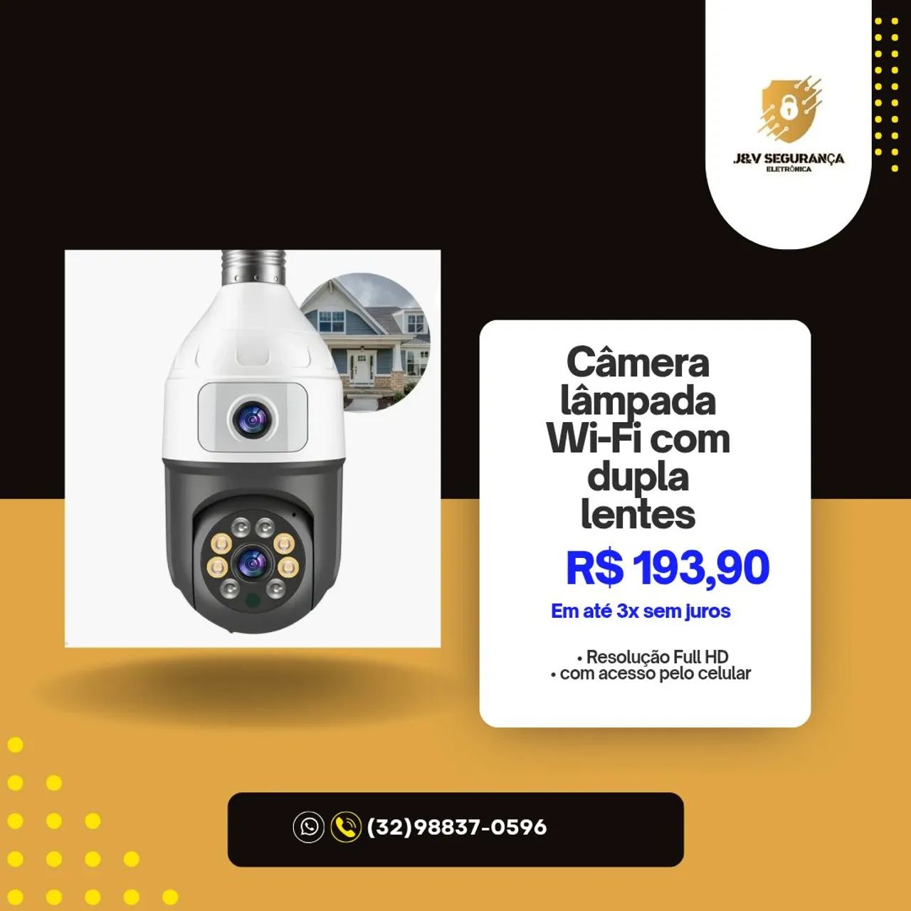 Câmera IP Wi-Fi 