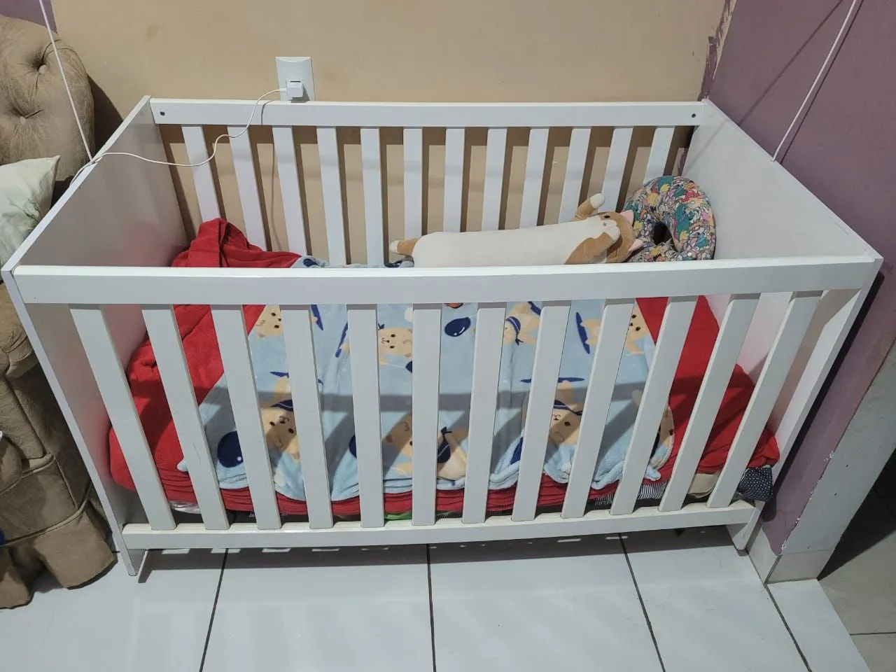 Berço de Bebê Branco