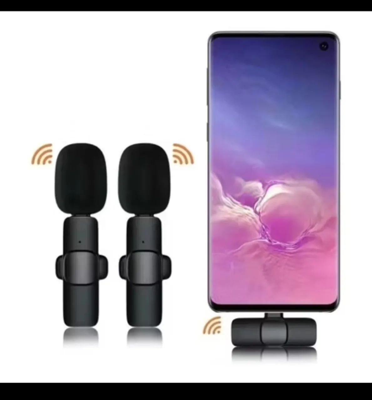 Microfone Sem Fio H'MASTON® MK17 - Alta Qualidade - 2 Microfones - Foto 3