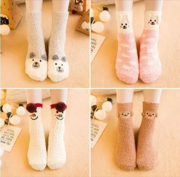 Kit 3 Meias 3d De Bichinho Infantil Na Caixa Presente De Natal - Foto 5