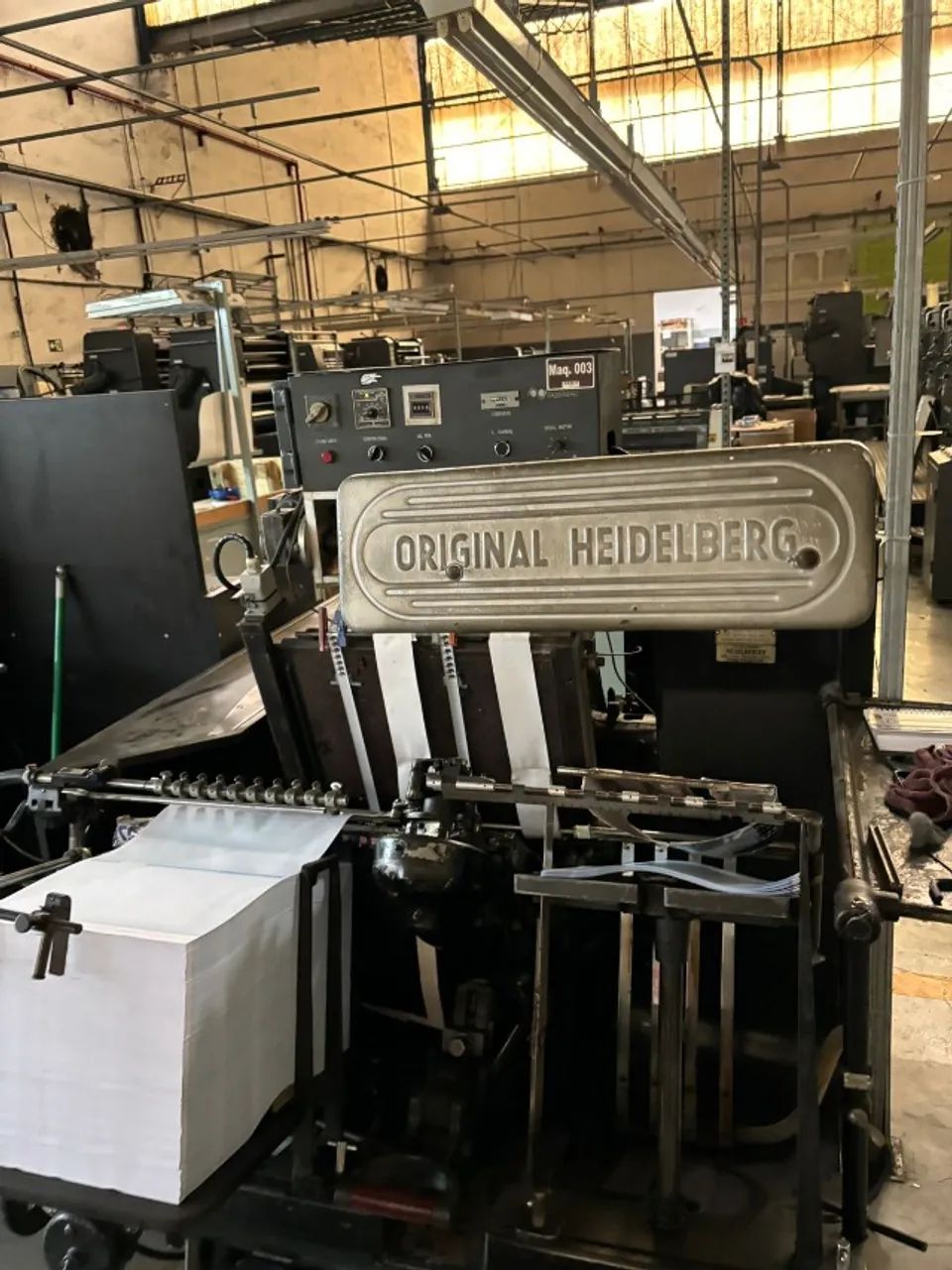 Cód. 40 Corte e Vinco Heidelberg de Leque GT 4, Com Hot Stamping - Foto 5