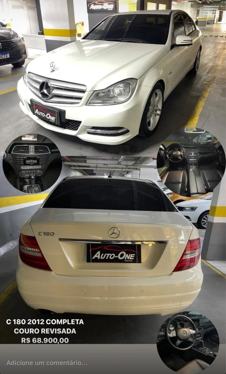 Mercedes-Benz C-180 CGI Classic 1.8 16V 156cv Aut. 2012