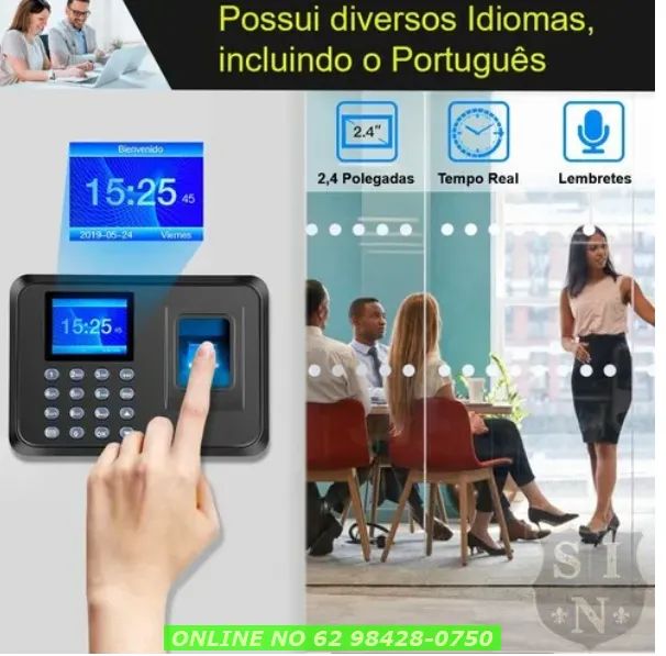 Relógio De Ponto Biométrico Digital  - Foto 2