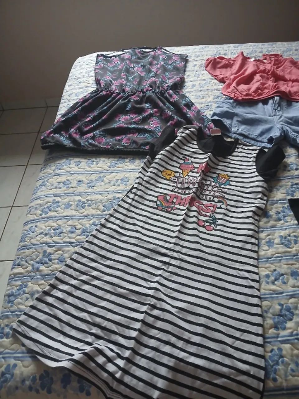Lote roupas menina 7 anos - Foto 3