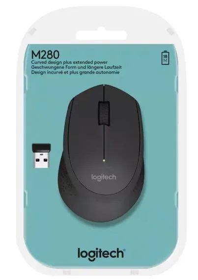 Mouse sem fio Logitech M280.