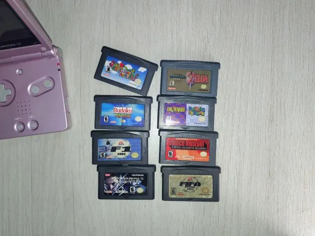 Game Boy Advance SP com jogos, bag e carregador - Foto 4