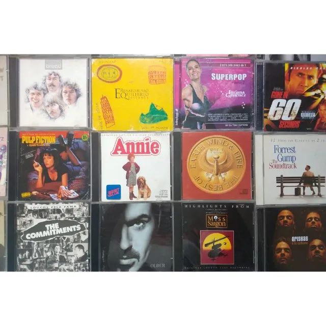 Cds Originais de musicas com vários títulos