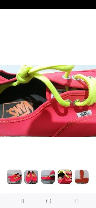Tênis Vans Neon Rosa - Foto 3