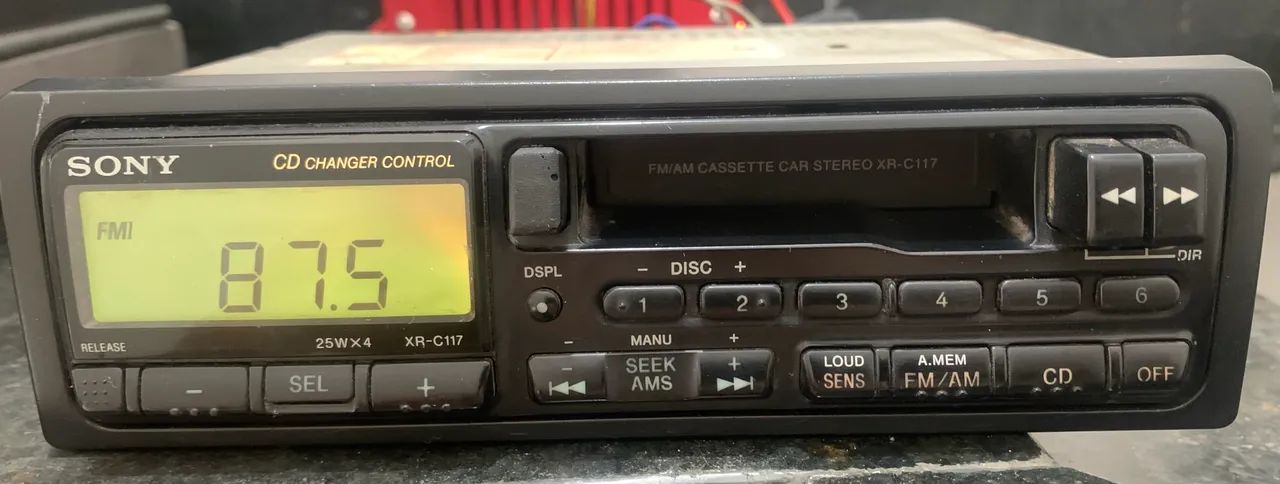 Som toca fitas Sony XT-C117 tape época - Foto 2