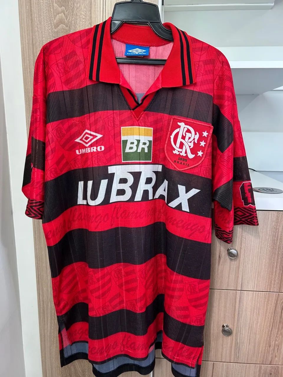 Camisa Flamengo 1995 1996 centenário Romário 