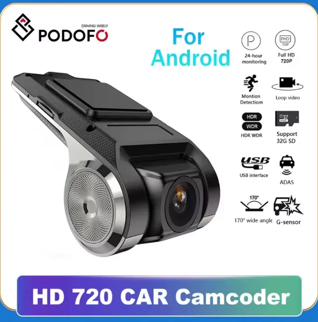 Câmera Veicular FullHD e visão noturna
