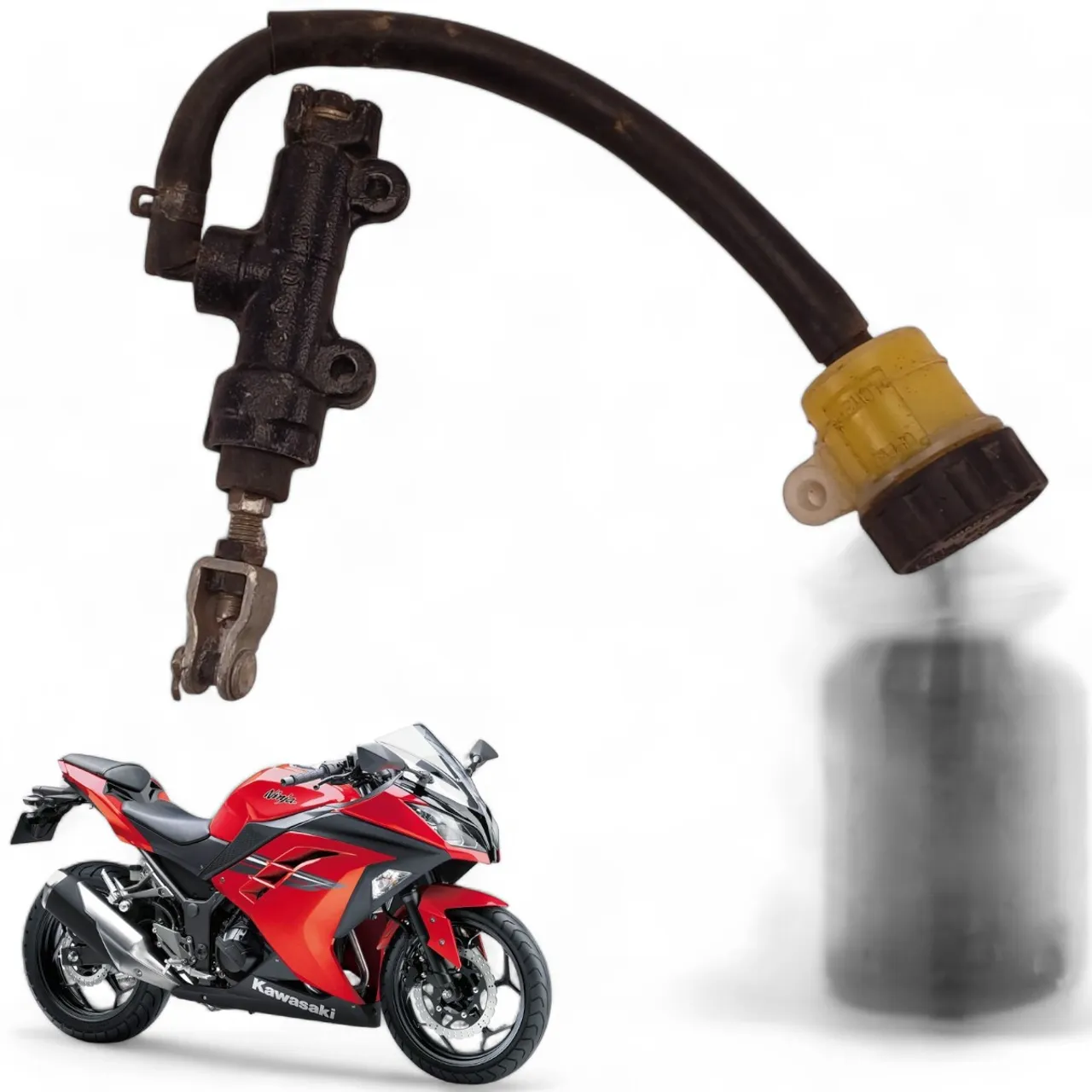Cilindro Burrinho Freio Traseiro Kawasaki Ninja 300 2016