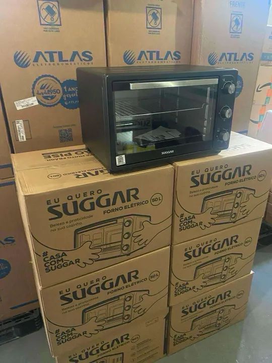 Forno Elétrico Suggar 50 Litros Preto Novo - Foto 3