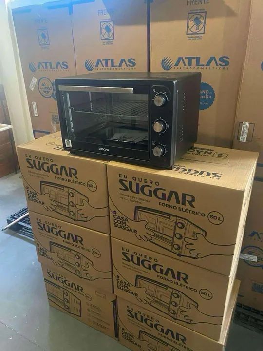 Forno Elétrico Suggar 50 Litros Preto Novo - Foto 6