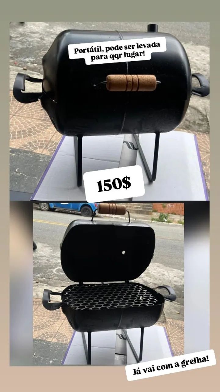 Mini churrasqueira Bafinho 