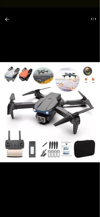 Drone k3&e99 pro! Ganhei de amigo secreto e nao usei? ta novinho. - Foto 3