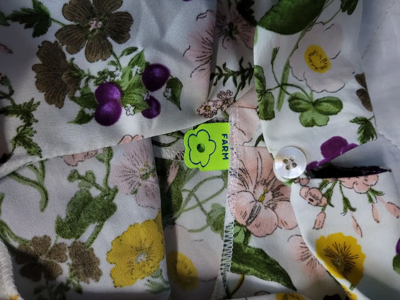Vestido Floral Farm Tamanho P. - Foto 5