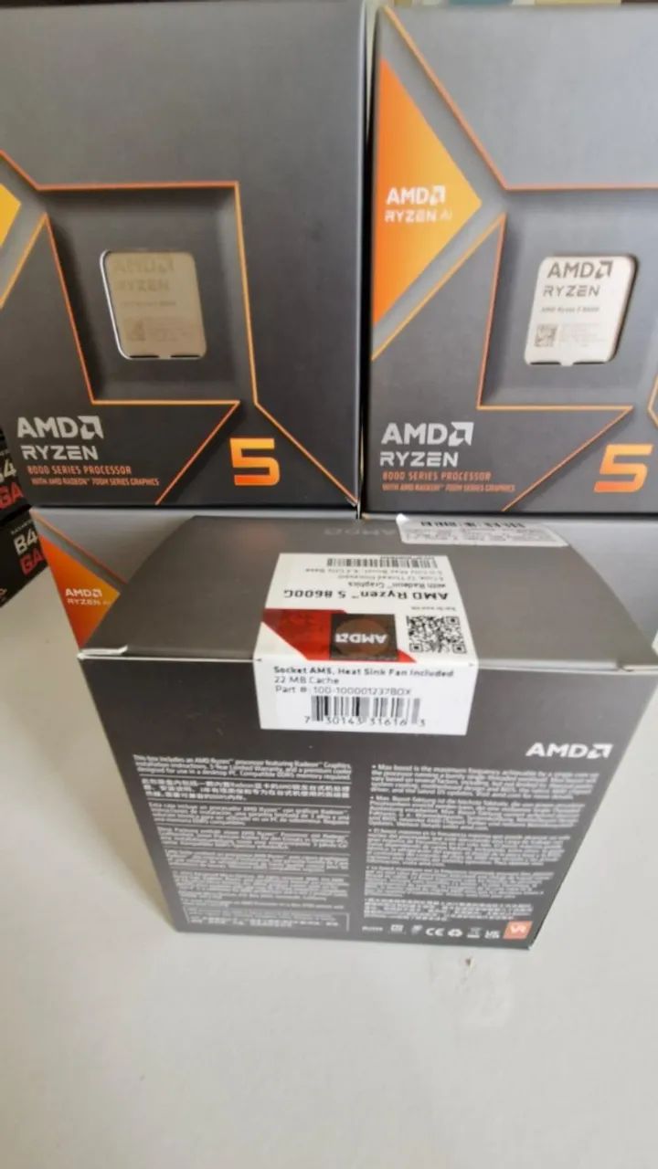 Processador AM5 Ryzen 5 8600g Garantia de 3 Anos ( Novo na caixa lacrado) - Foto 2