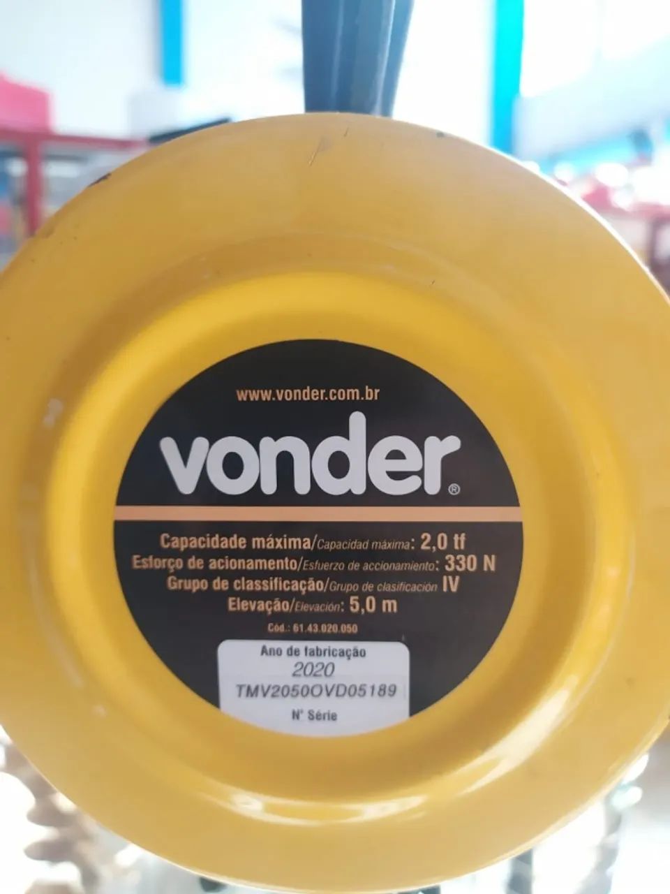 Talha Manual de Corrente 2t 5m Vonder