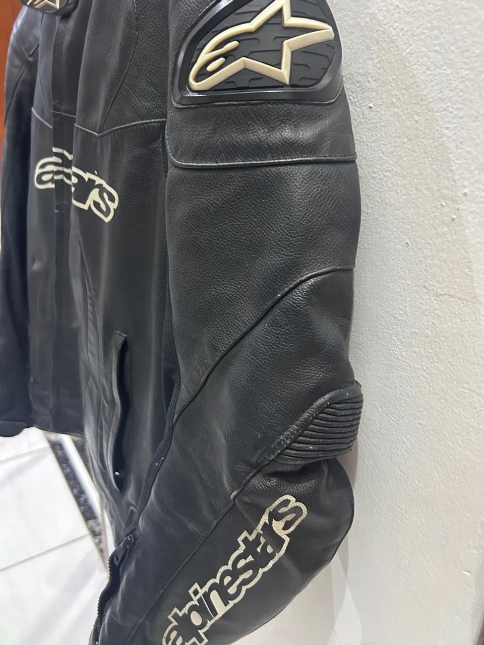 Jaqueta Alpinestars Couro Original - Foto 3