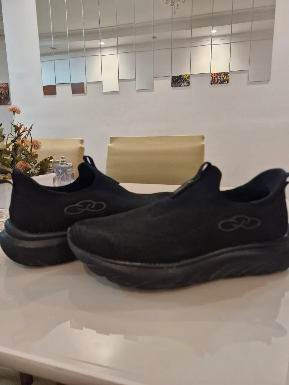 Tênis Olympikus Slip On Preto - Conforto e Esportivo