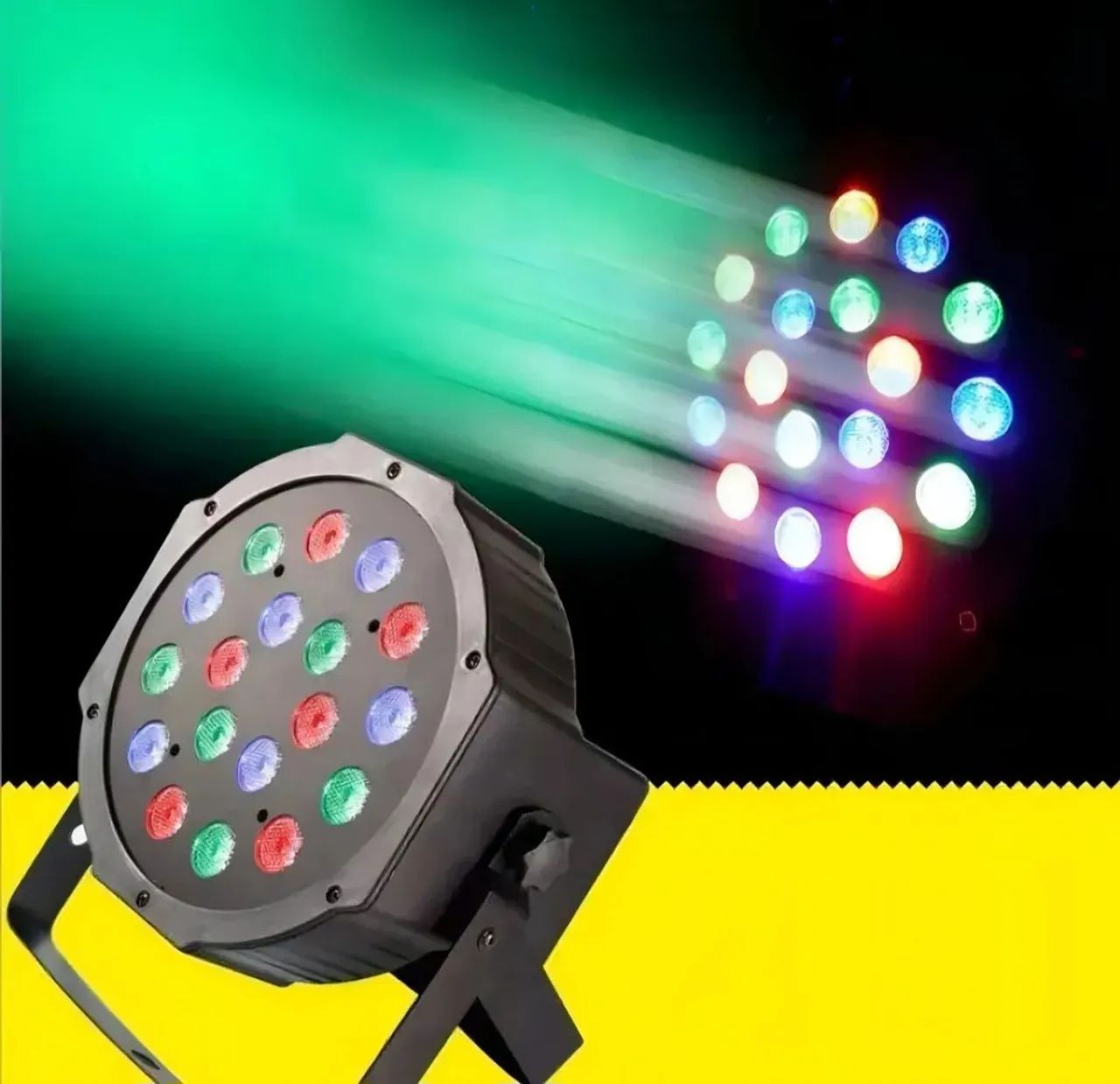 Canhao Par de Refletor LED RGB 18 Leds para Iluminação de Festa - Foto 2