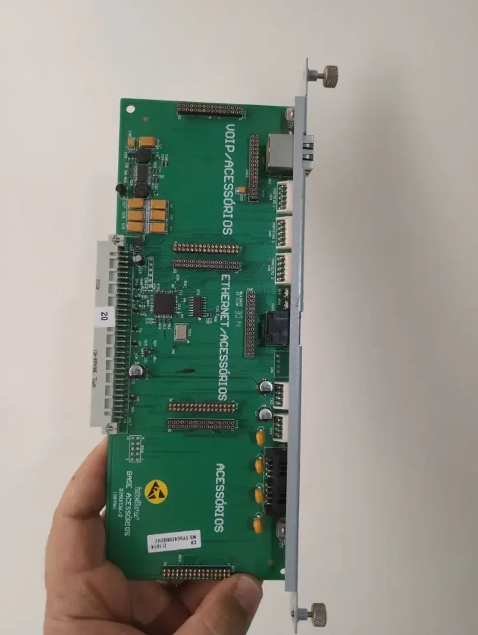placa base voip / acessórios impacta rack