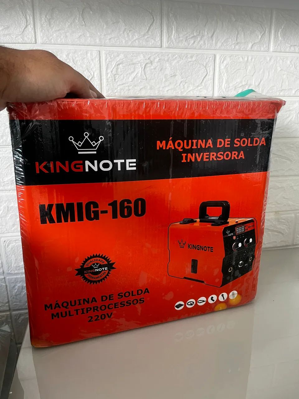 Máquina de solda inversora 220v lacrada 