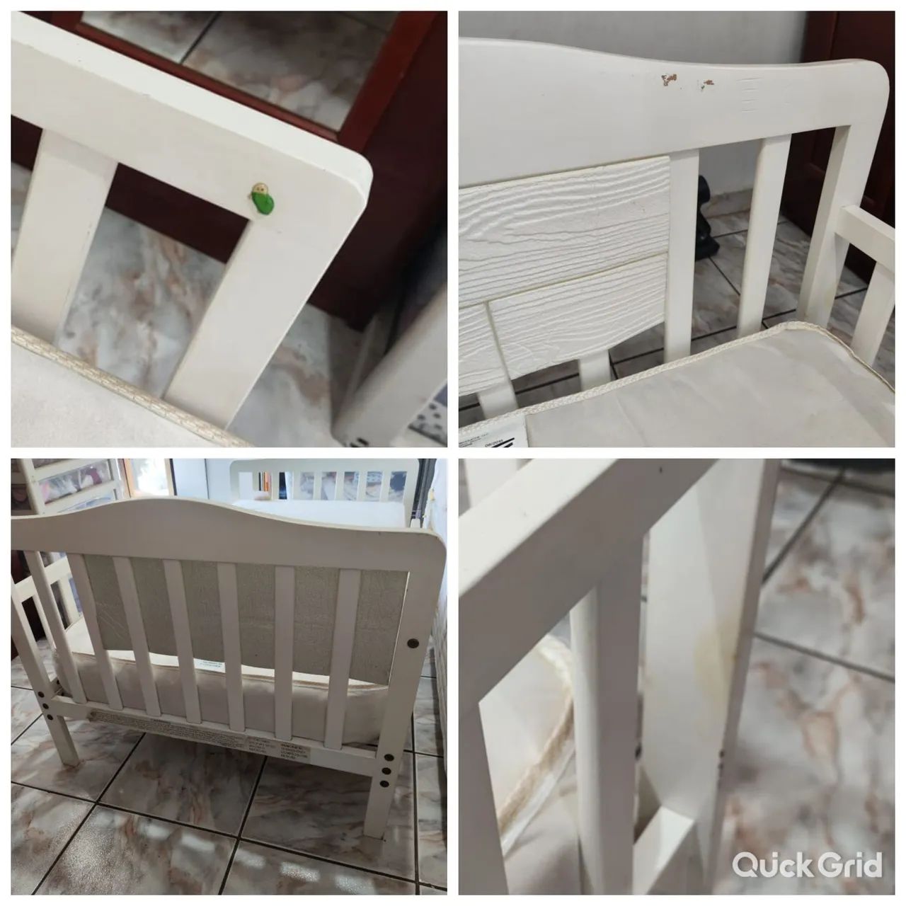Cama infantil e colchão - MADE IN USA. - Foto 4