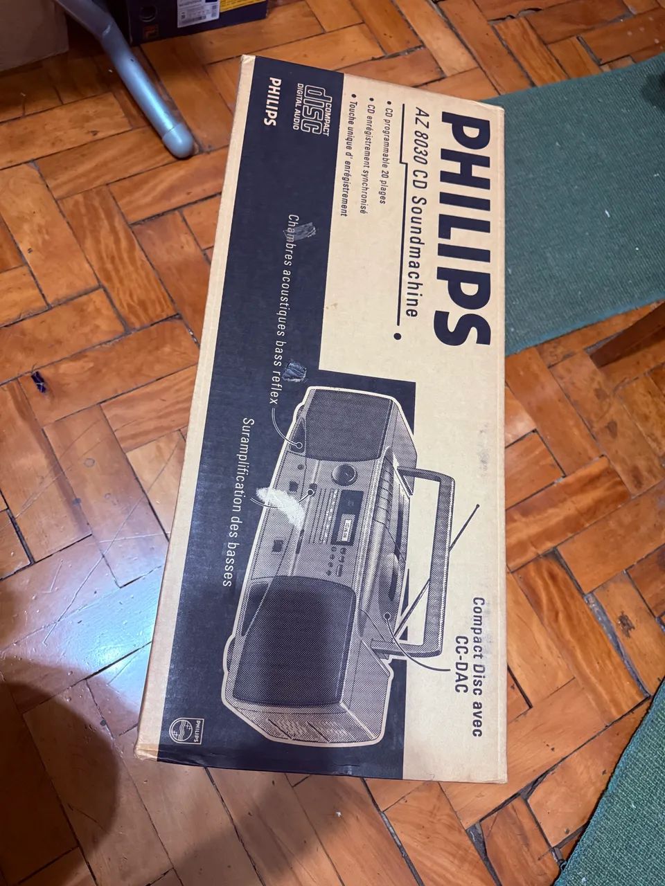 SOM ESTÉREO PHILIPS NUNCA ABERTO 