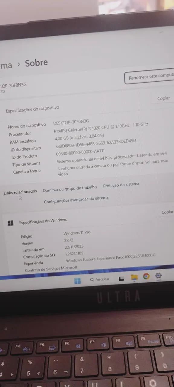 Notebook seminovo para estudos com ssd - Foto 3