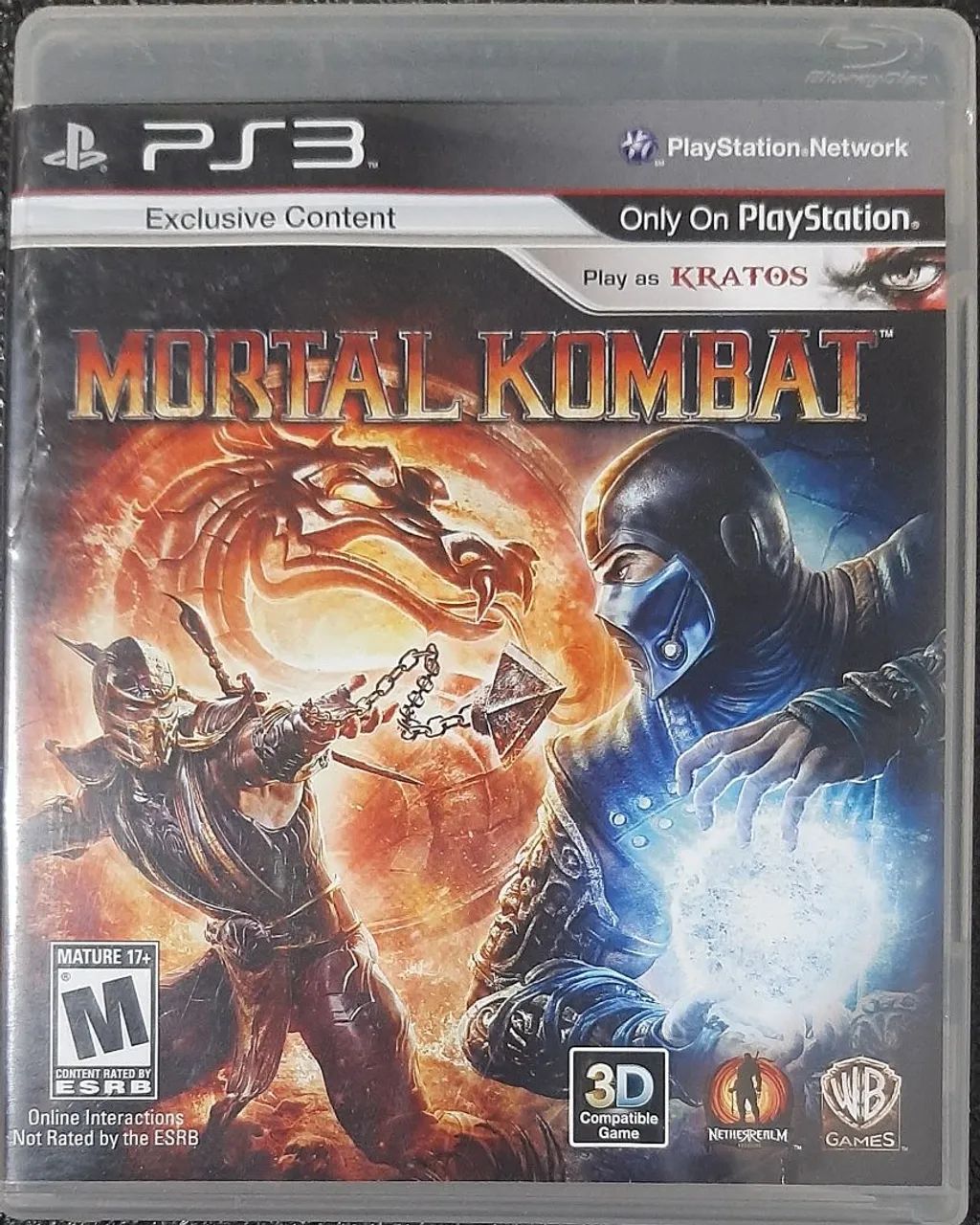 Mortal Kombat - PS3 semi-novo