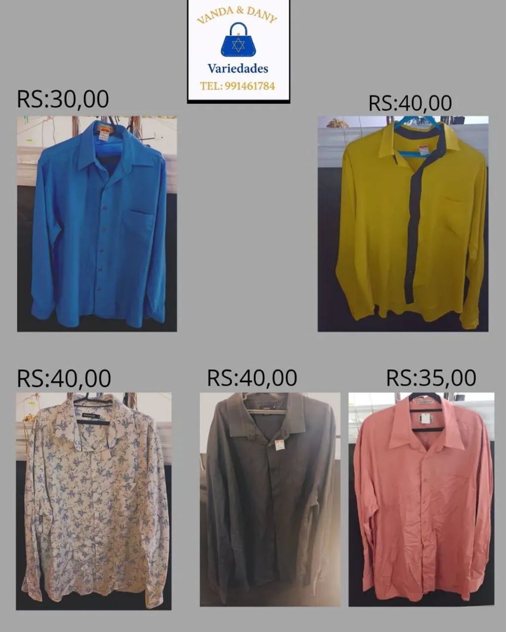 Camisas variadas por apenas 10,00 reais! - Foto 4