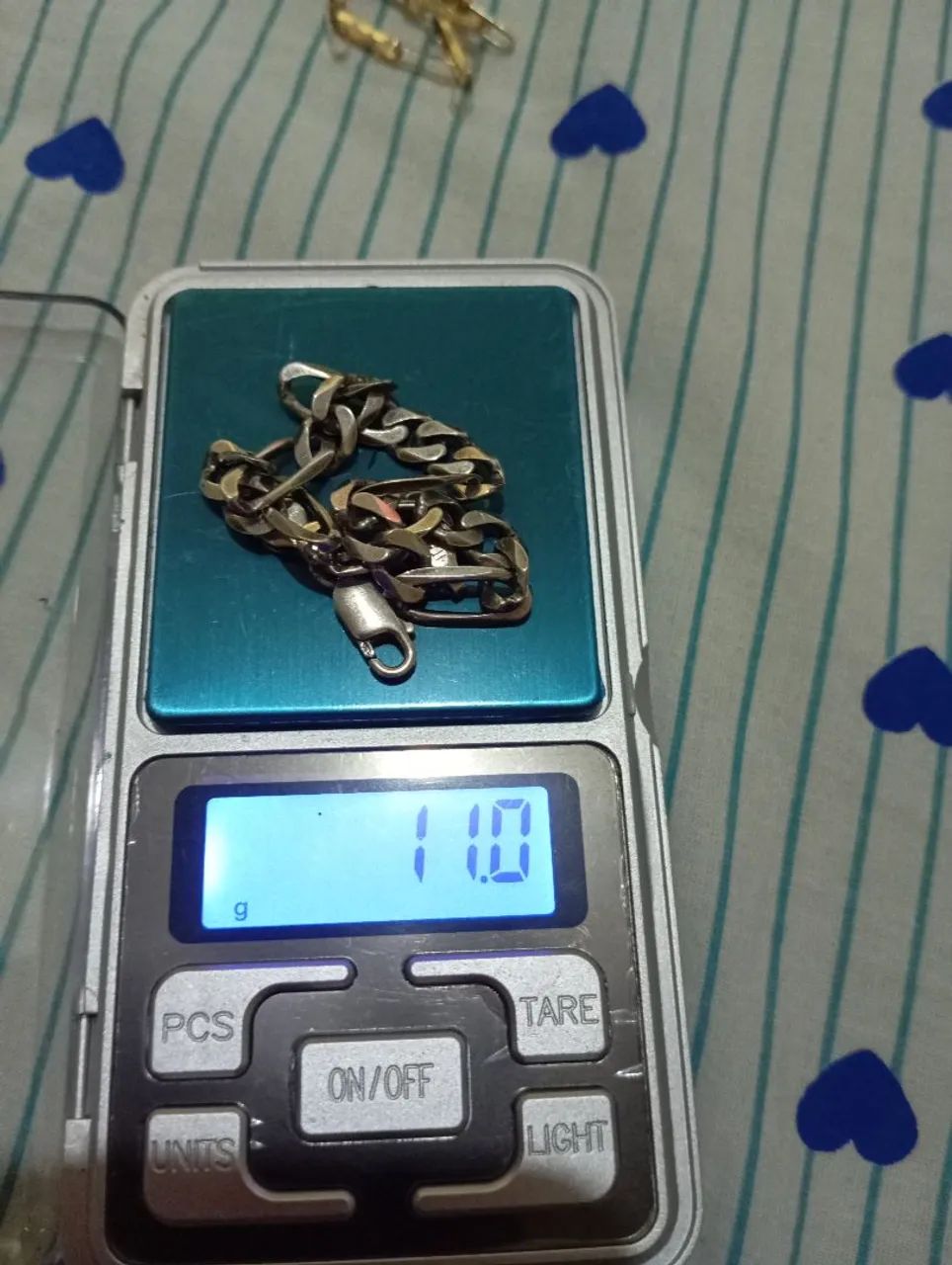 Pulseira de elos prata 11g - Foto 3