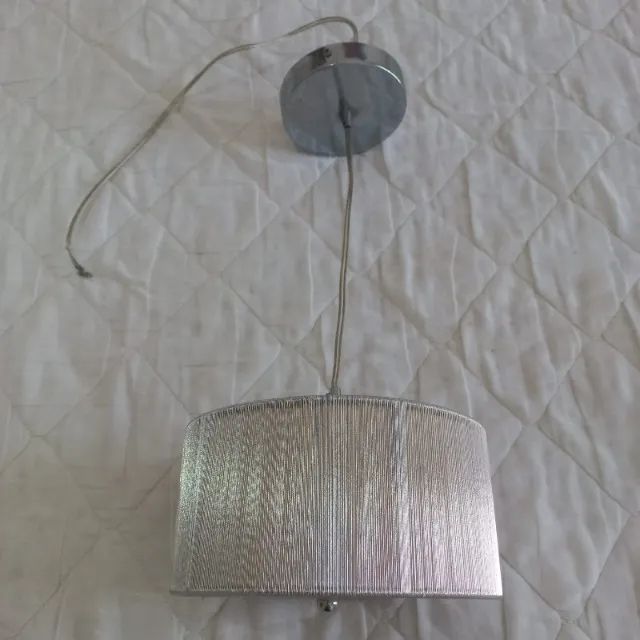 Lustre Pendente Pequeno cor Prata