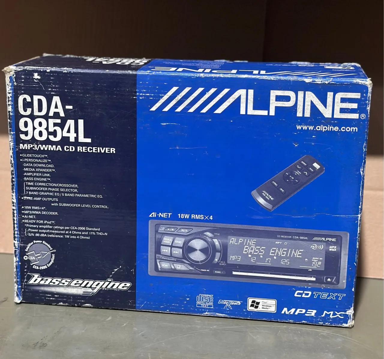 Alpine CDA-9854L