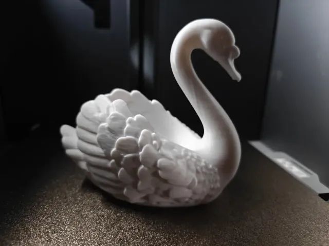 escultura cisne branca enfeite porta vela decorativa minimalista casa mesa novidade 2025 - Foto 3