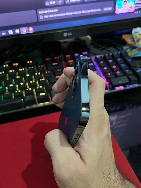 iPhone 12 Pro Max - Azul Sierra - 128GB - Foto 2