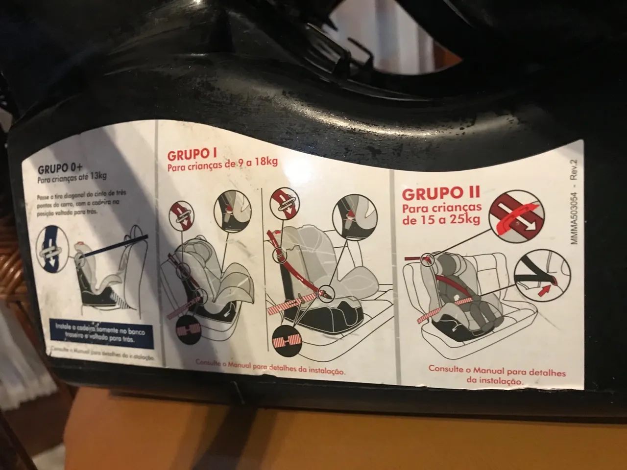 Cadeira para carro Burigotto Matrix Evolucion, para crianças de até 25 kg.  - Foto 3