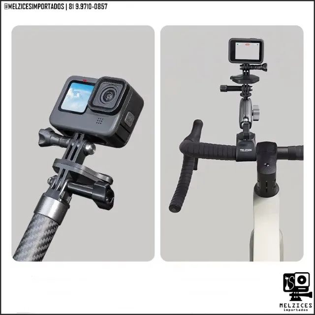 Telesin Kit Magnético Colar | Suporte Acessórios | Adesivo Nano Cola - Foto 4