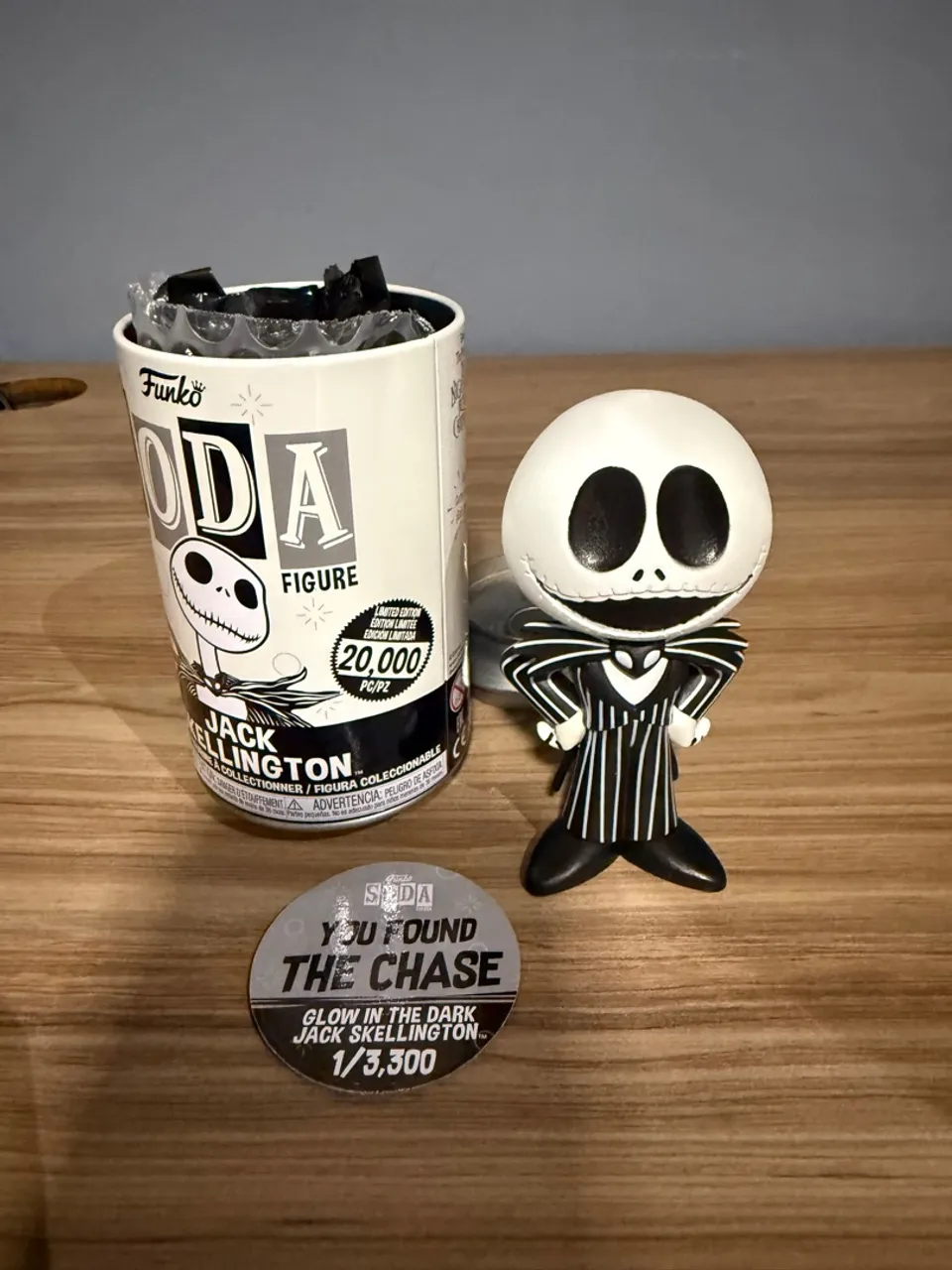 Funko Soda Jack Skellington Chase Glow in the Dark
