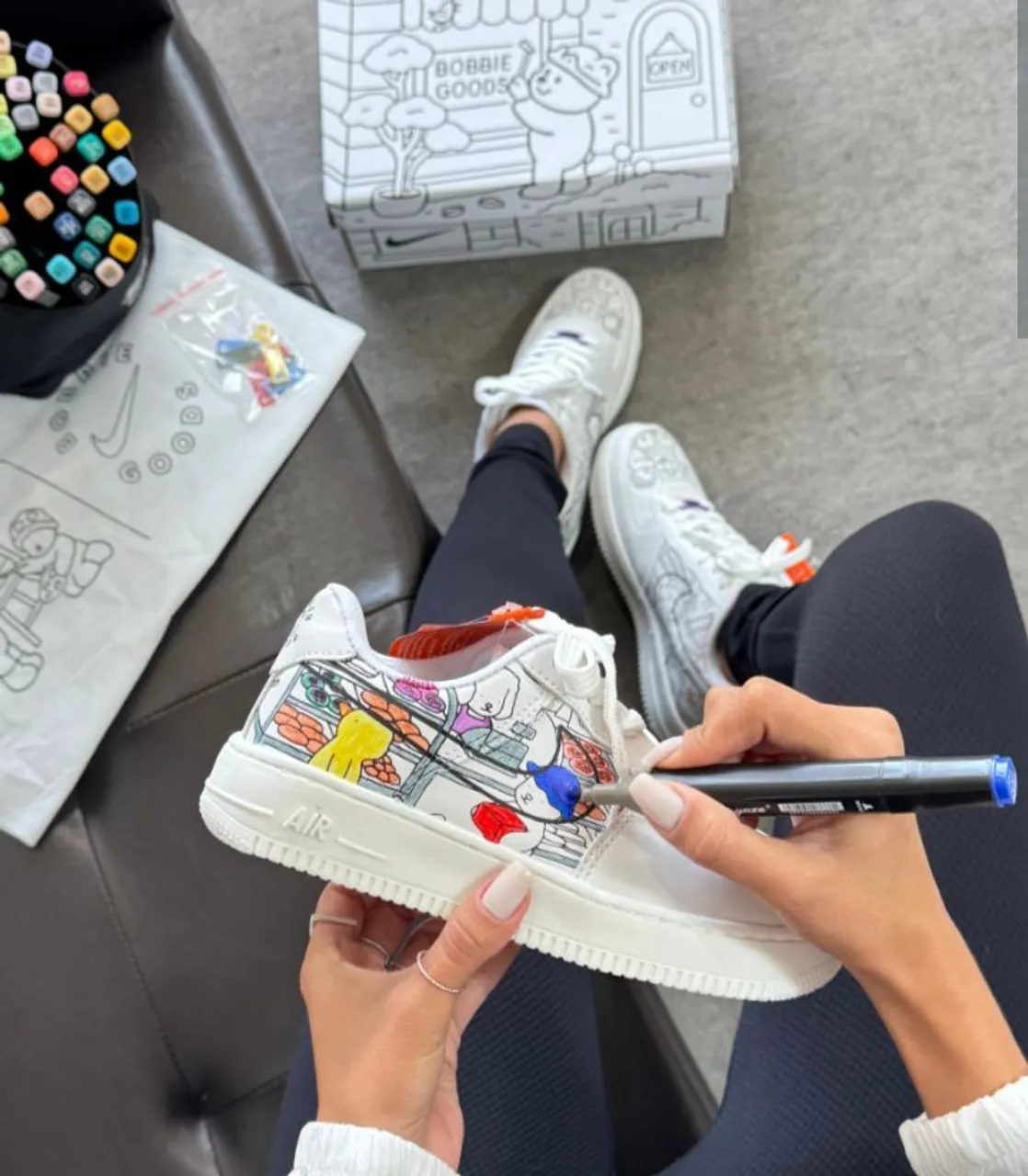 Tênis Nike Air Force 1 Bobbie Goods Personalizado