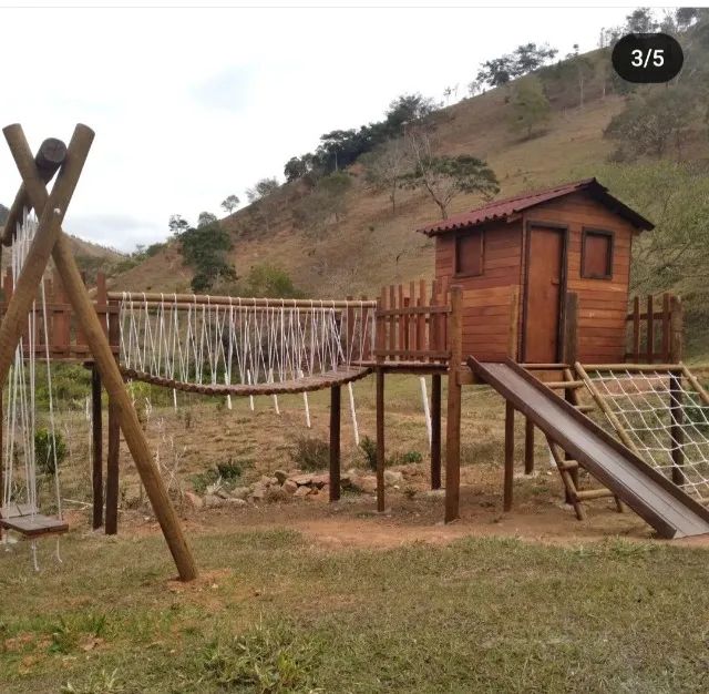 Playground de madeira