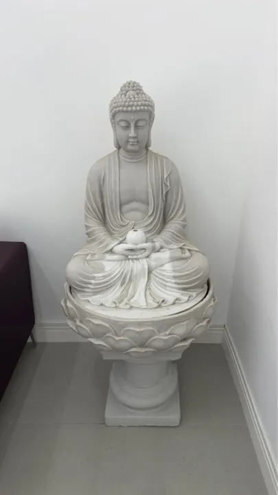 Fonte de água Buda Grande em Mármore estilo zen