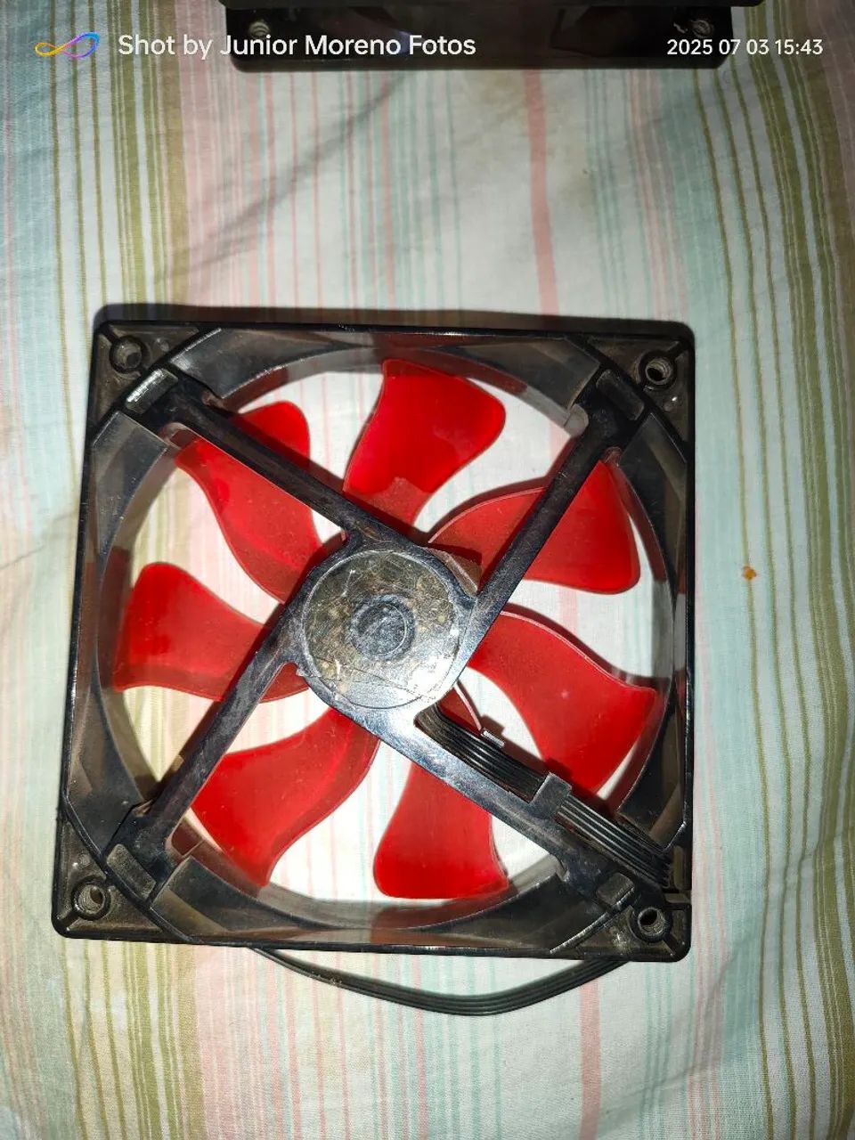 Ventoinha Cooler Master com LED Vermelho - Foto 2